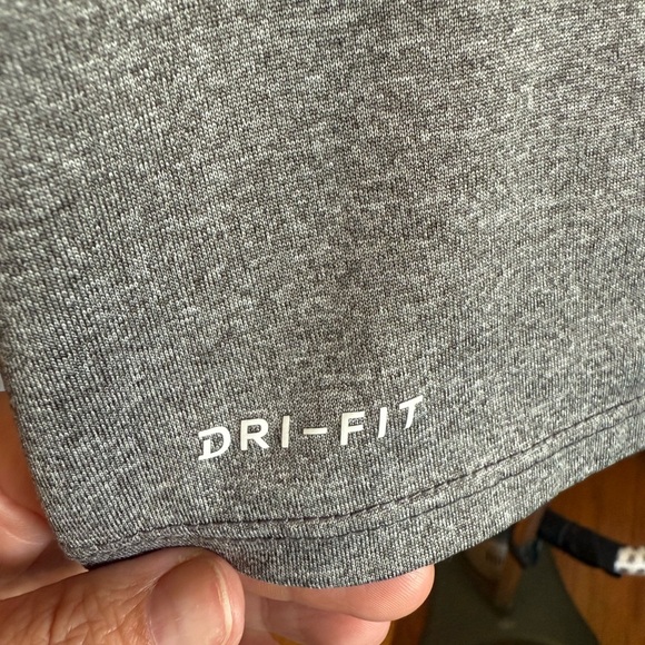 Nike Kids Charcoal Dri-Fit tee with Multicolor Logo-3t. - Picture 6 of 6